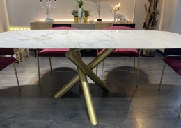 tavolo calacatta oro lucido offerta