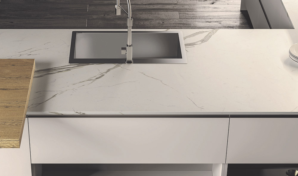 top in gres porcellanato per cucine moderne