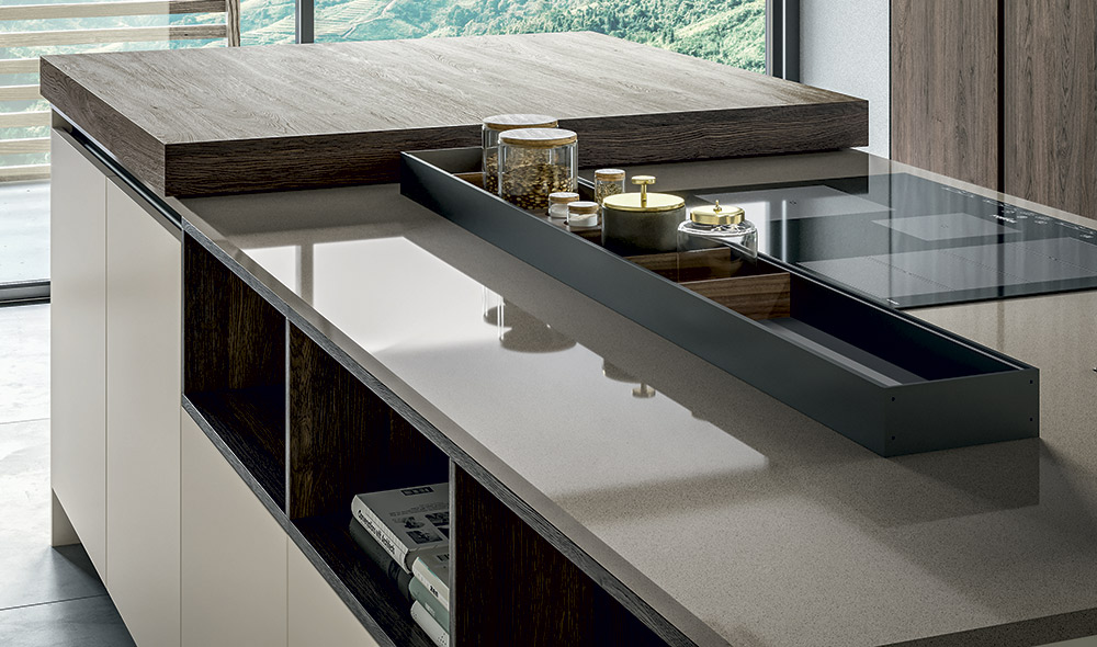 top in quarzo per cucine moderne